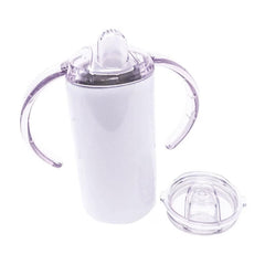 12oz Skinny Sublimation Sippy Cup