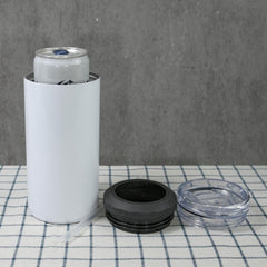 16 oz Straight White Sublimation Blank Cooler